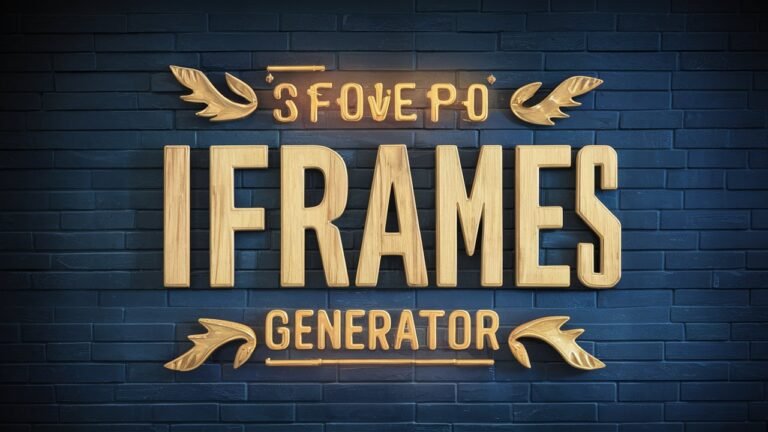 iFrame Generator – Online iFrame Code Generator